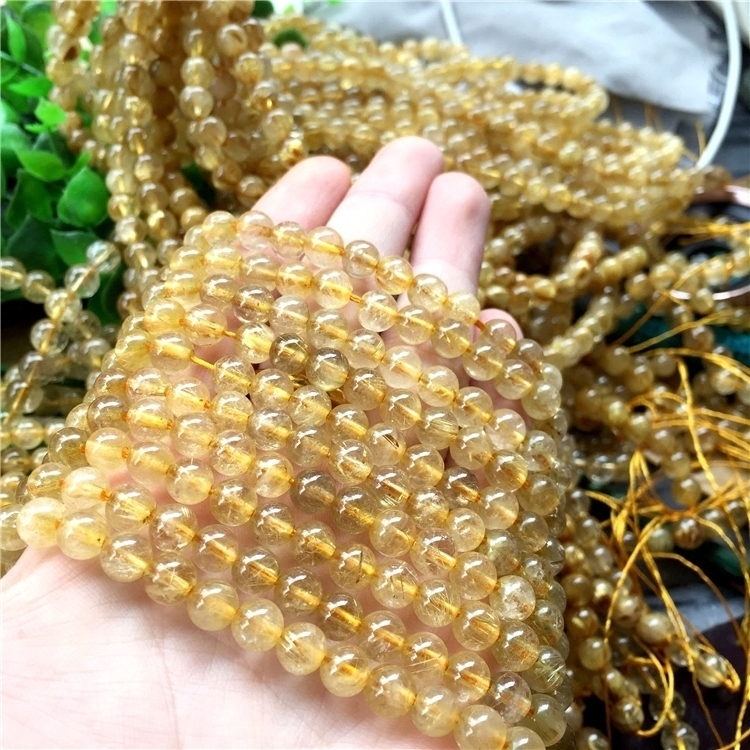 天然串珠水晶水晶串珠饰品配件