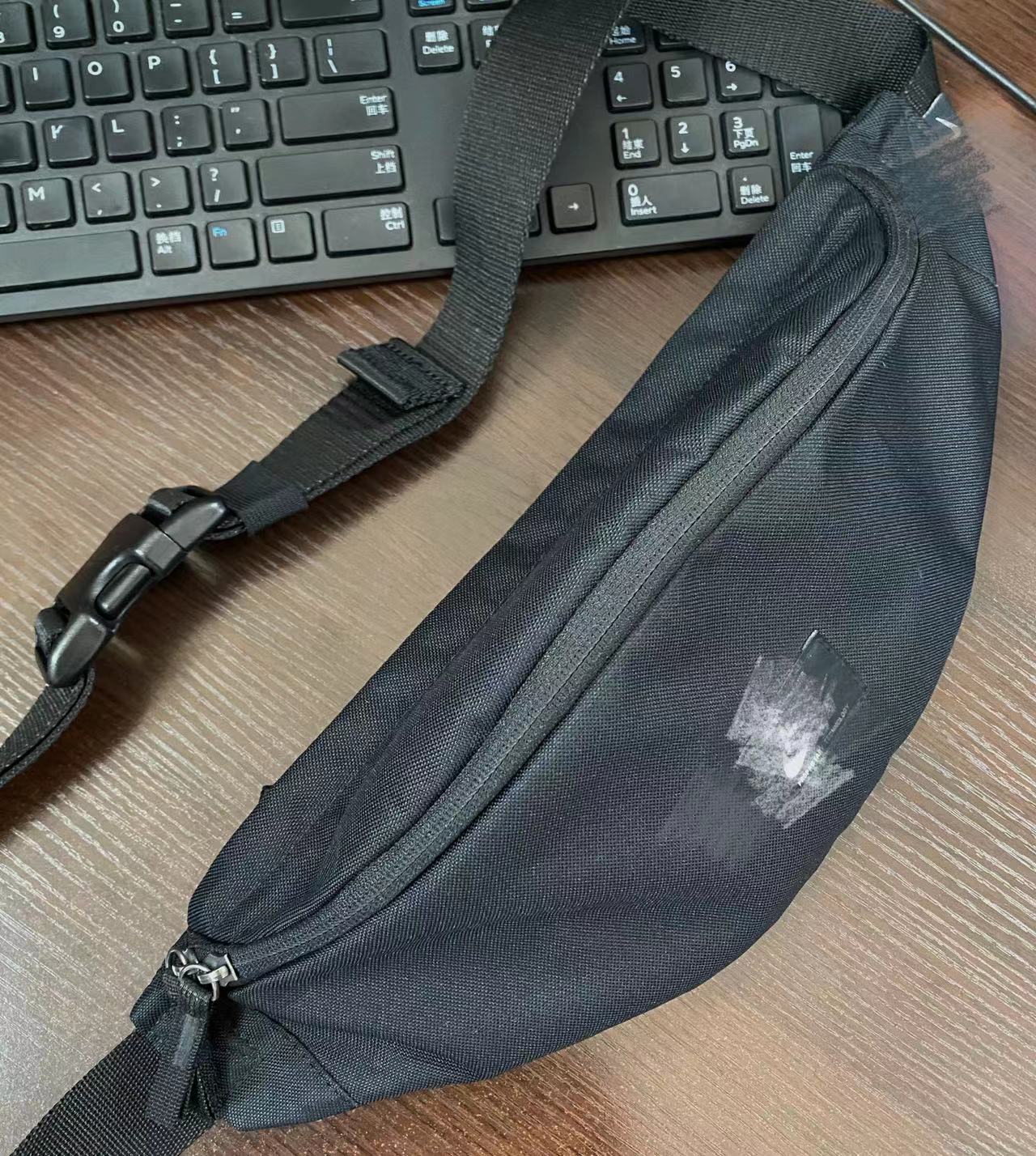 喵小姐同款24号胸包勾勾经典SB运动品牌包休闲斜挎梭织男女腰包代