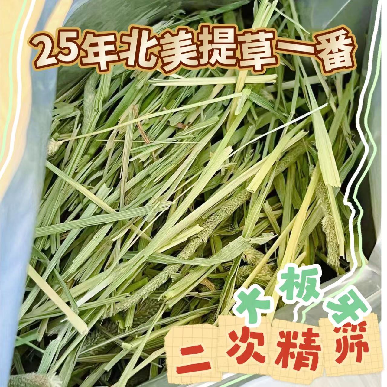 兔子豚鼠龙猫美国进口提摩西草
