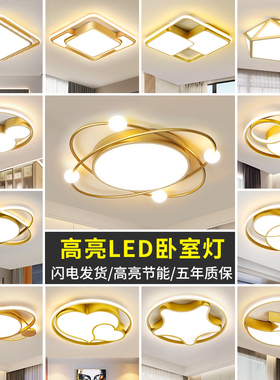新款卧室主灯高级北欧现代简约轻奢led房间吸顶灯大气客厅餐厅灯