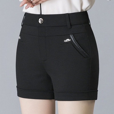 百搭显瘦高腰弹力短裤女