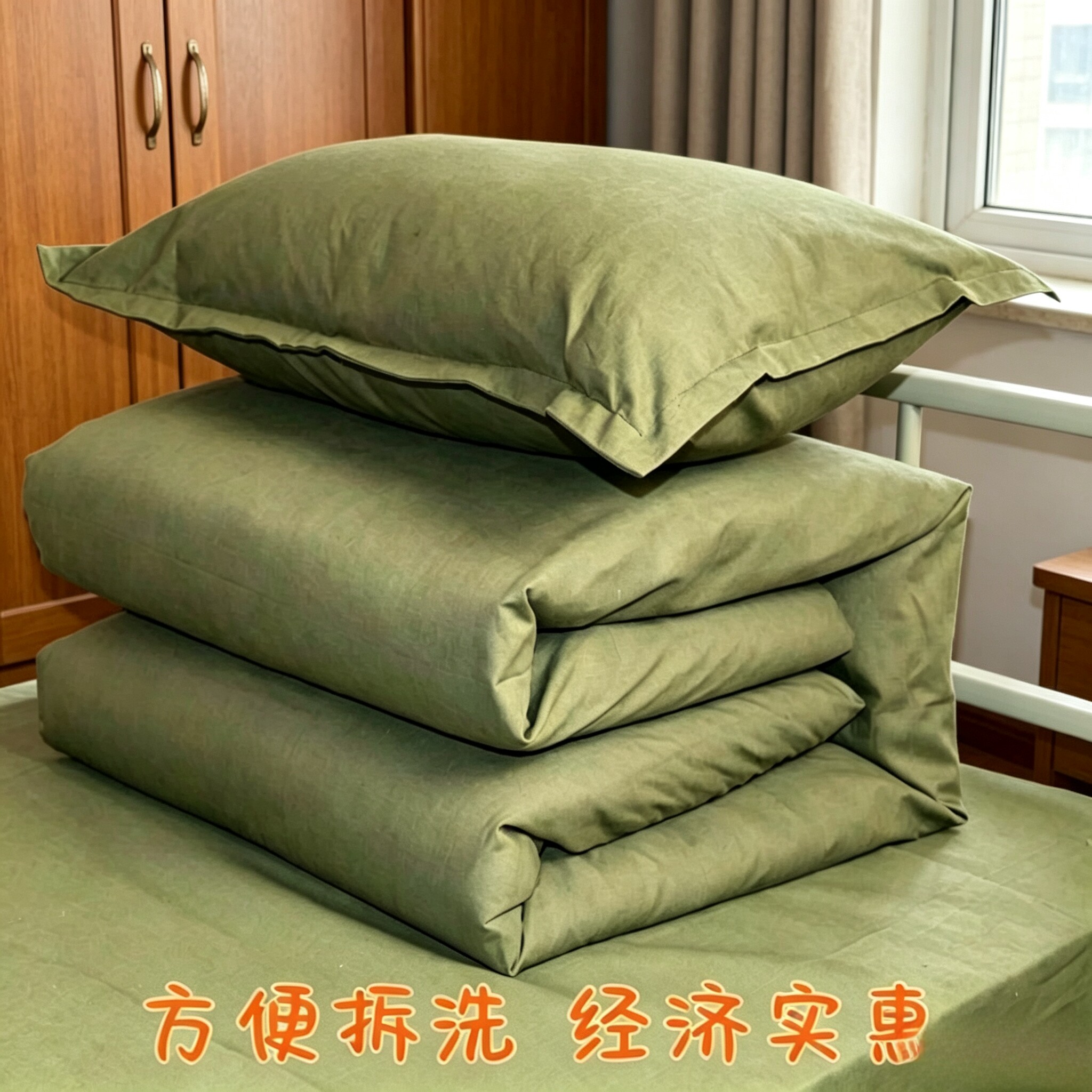 军绿色防寒保暖拓展训练学生宿舍加厚冬被劳保被褥单人被子货车用