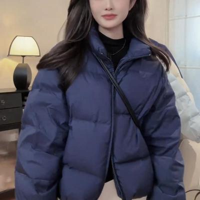 小个子减龄保暖棉服外套短款