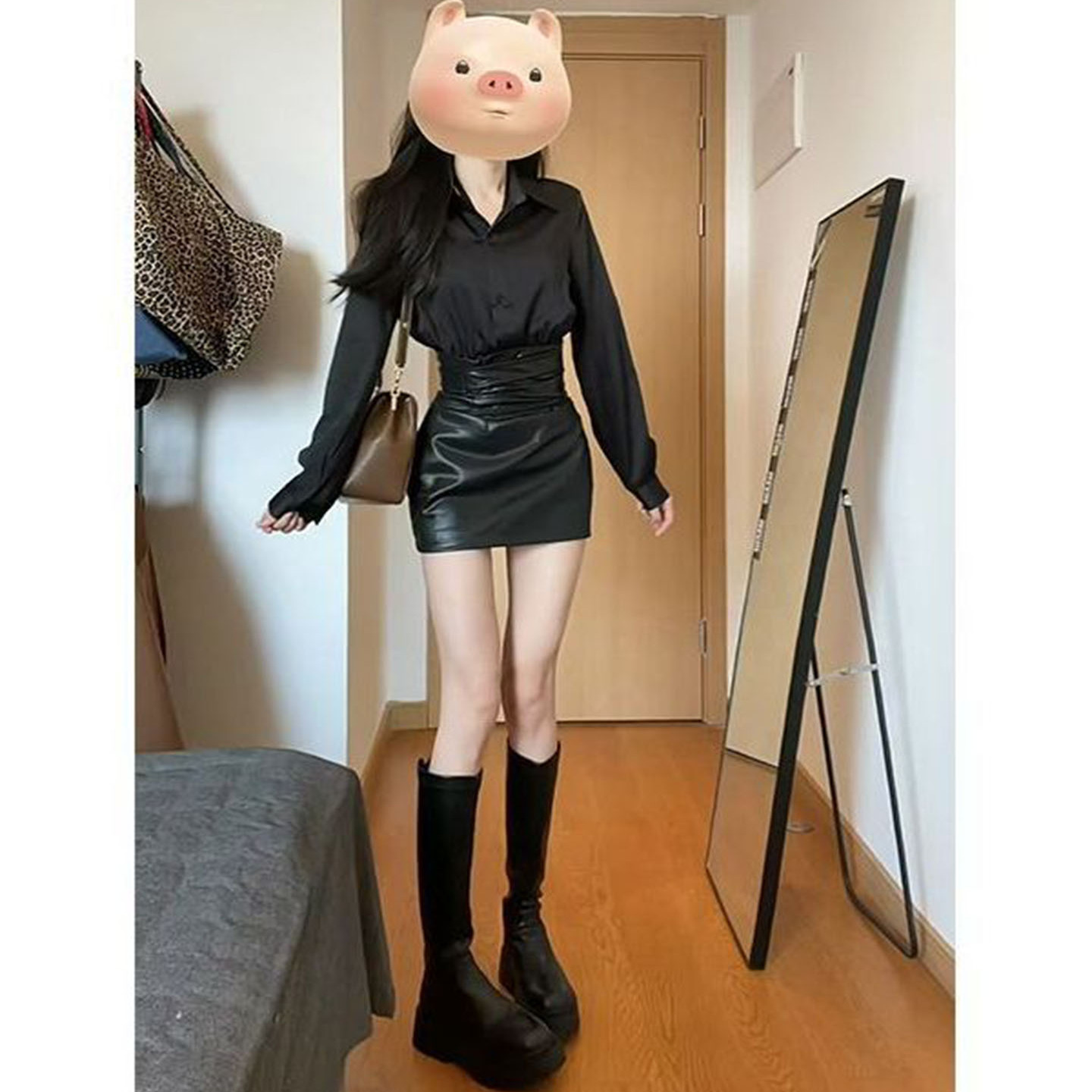 【送运费险】辣妹纯欲套装女秋季