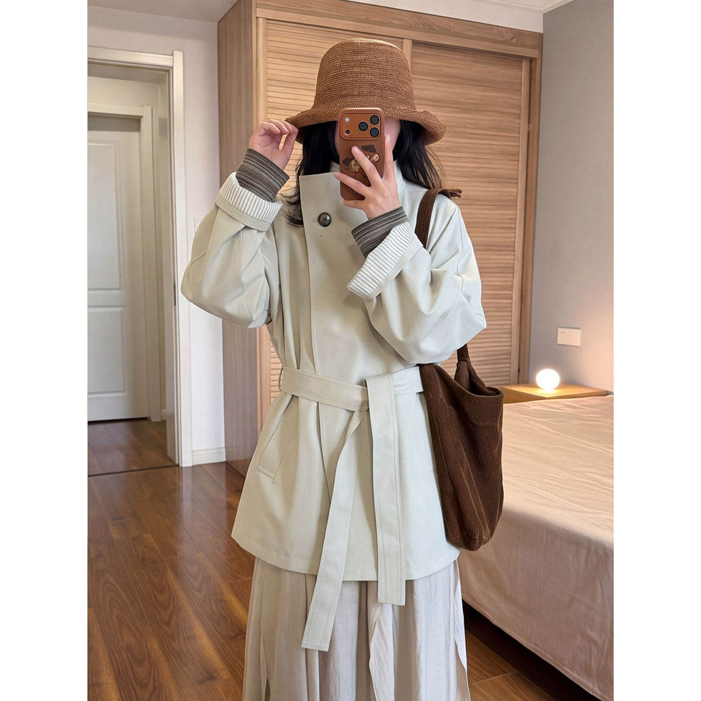 【送运费险】中长款风衣外套女