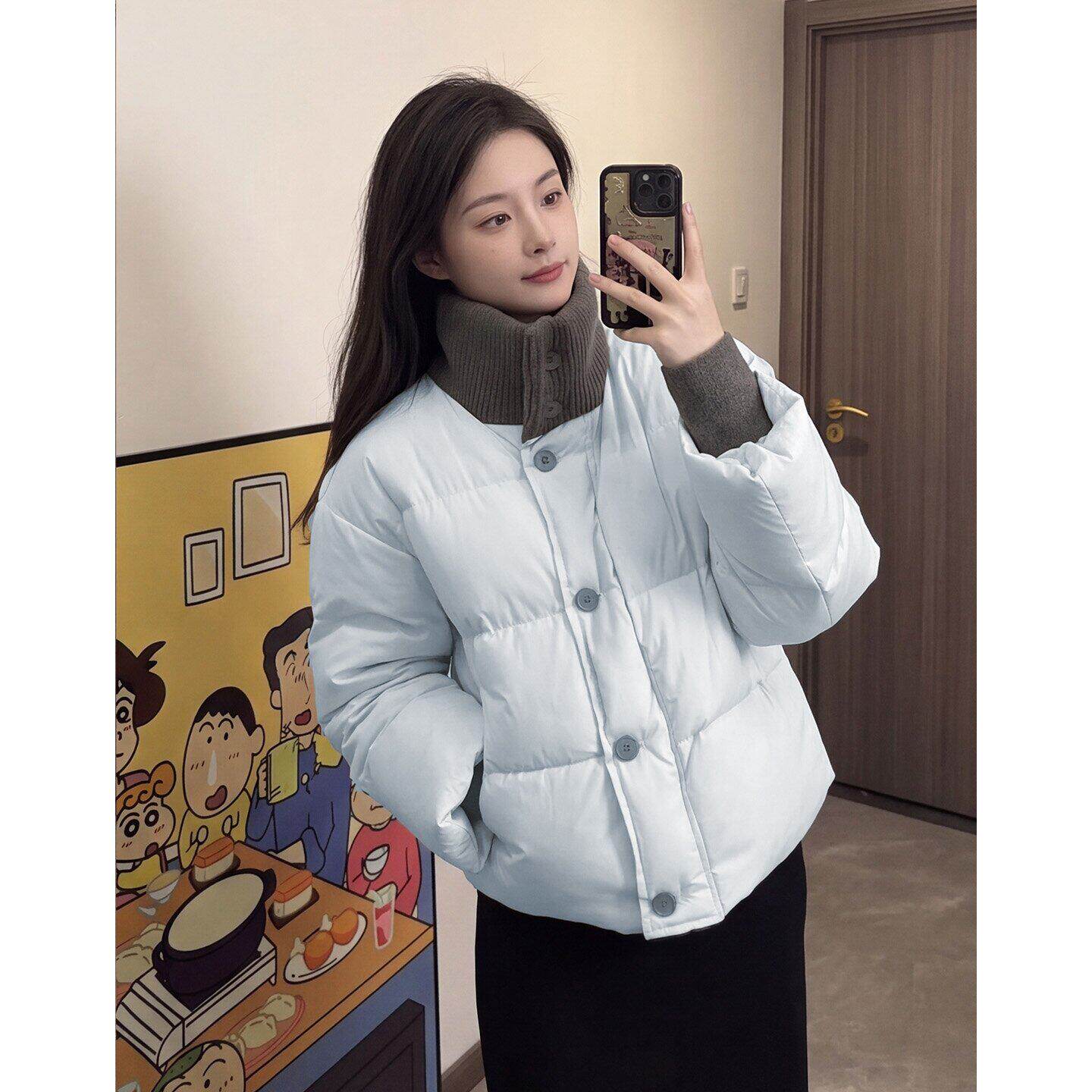 【送运费险】韩版加厚短款棉服女