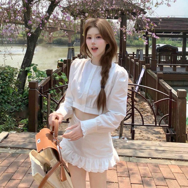 【送运费险】法式纯欲显瘦套装