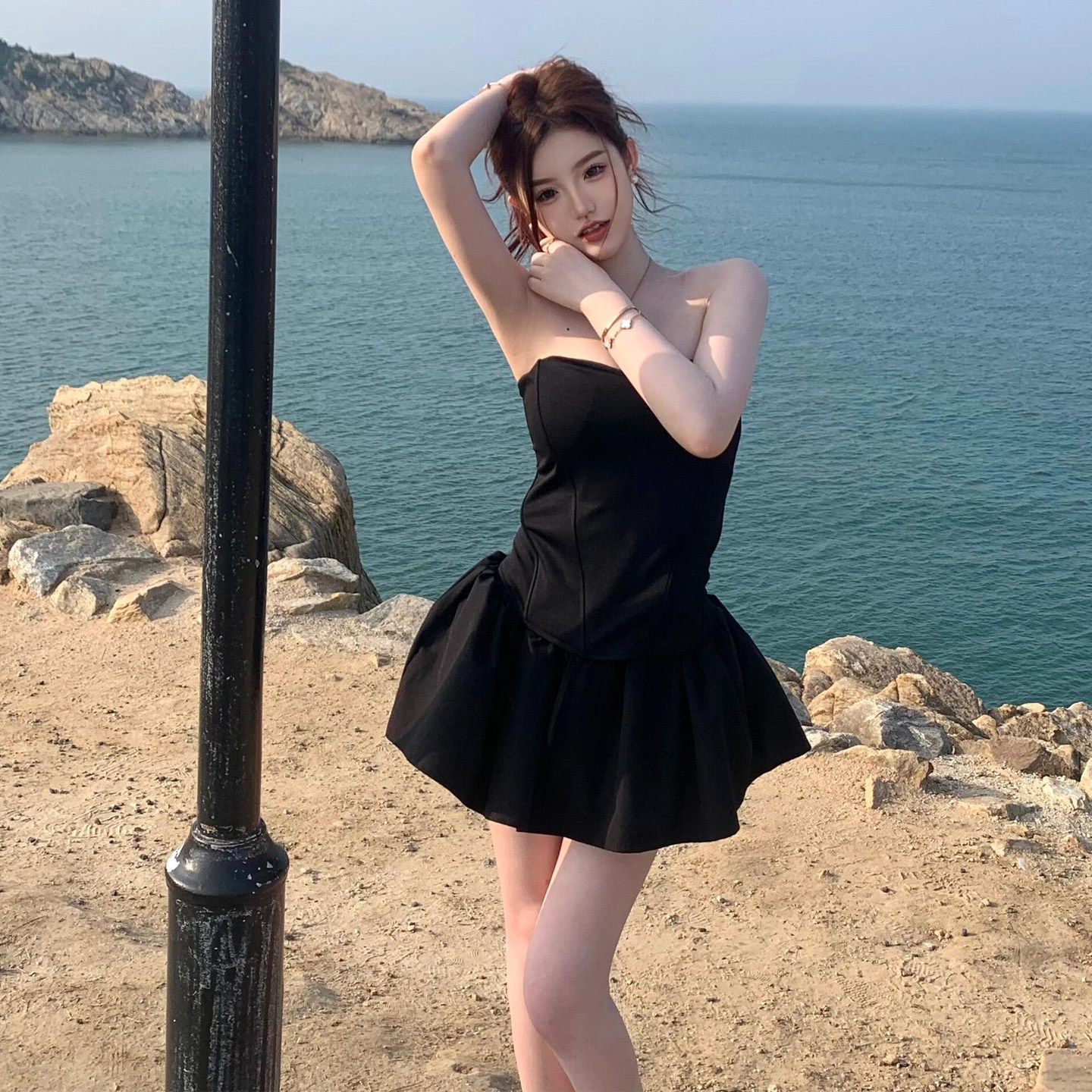 【送运费险】性感甜辣妹两件套女