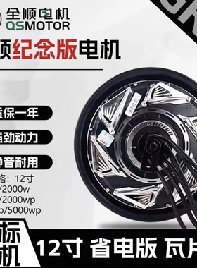 全顺10寸12寸4代电机5代1500W 2000W 3000WP瓦片纪念版赛道版电机