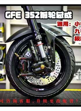（新款）GFE电动车前减震九号前轮套装总成牛/九/极通用前轮一套