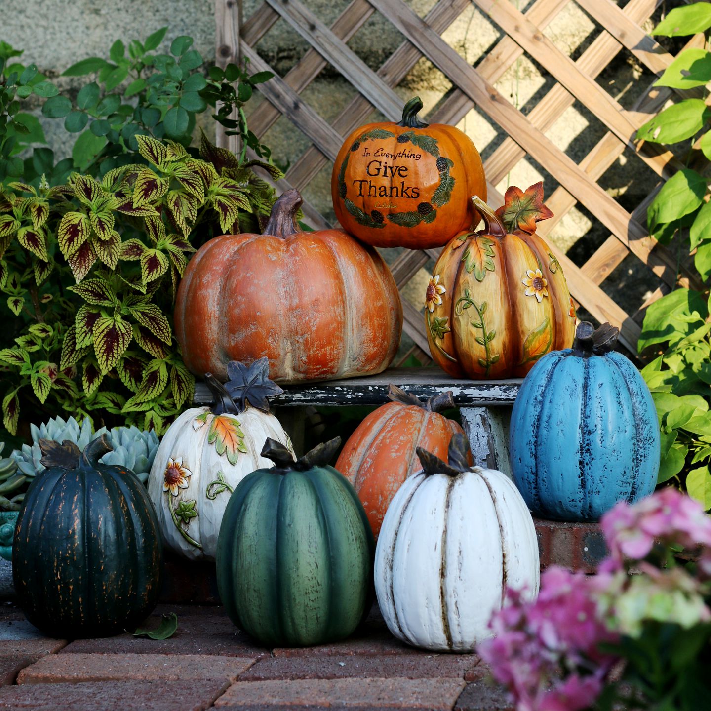 花园装饰庭院树脂摆件复古