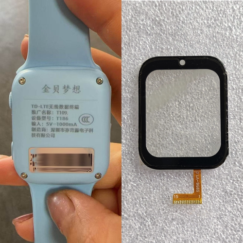 适用金贝梦想T186/T109触摸屏配件智能手表屏幕替换维修S956-V1.0