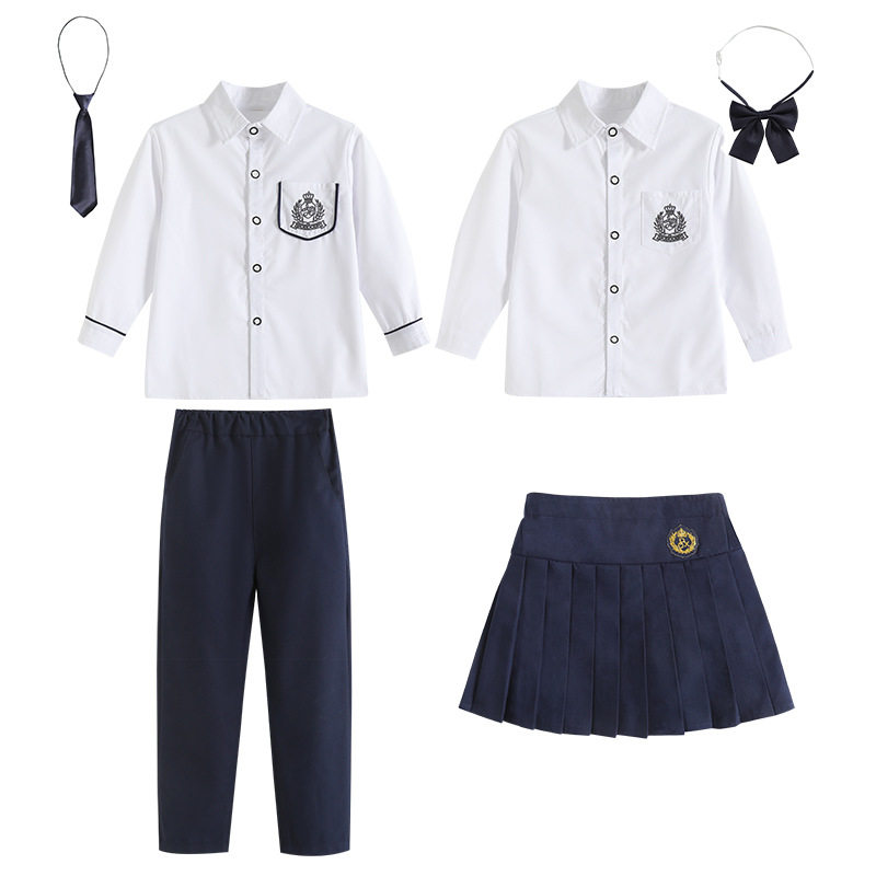 中小学团体演出服校服英伦衬衣JK