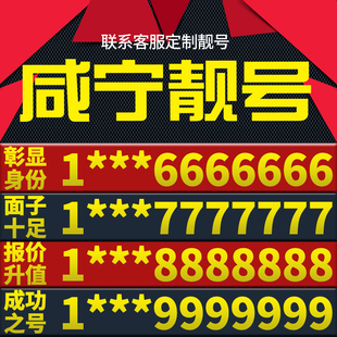 湖北省咸宁本地手机靓号好号电信电话号码 卡亮号全国通用本地选号