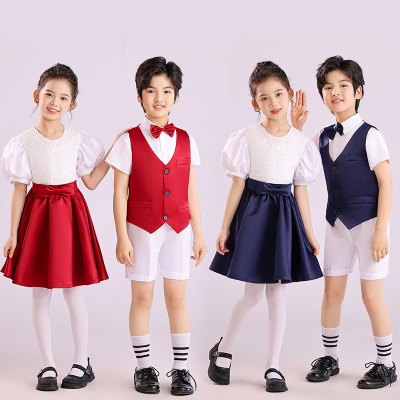 朗诵比赛中小学生合唱儿童