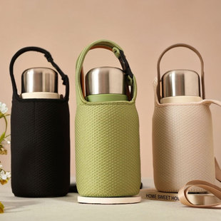 大肚子杯套 适用泊尔1L苏 1.2L 1.3 1.6L水壶专用手提斜跨保护套