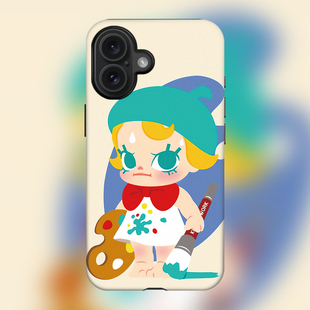 玛特潮玩新款 16plus茉莉适用iPhone15Promax苹果手机壳14防摔套13磨砂可爱卡通BABYMOLLY磁吸Magsafe三岁画家