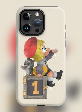 Molly周年纪念雕塑潮玩新款16plus复生适用iPhone15Promax苹果手机壳14防摔套13磨砂古早茉莉软壳磁吸Magsafe