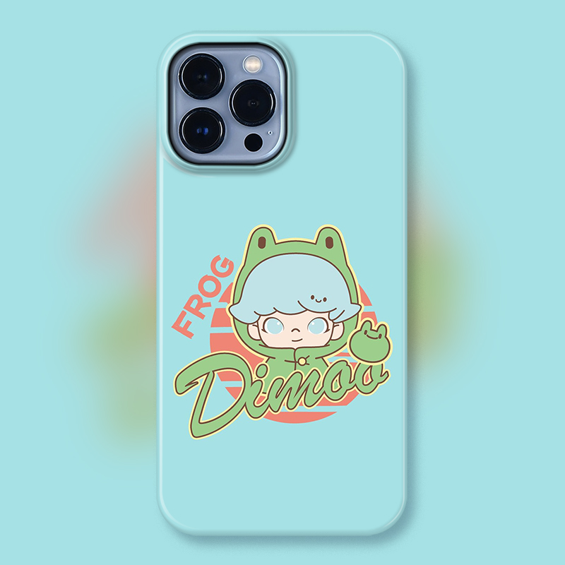 青蛙DIMOO适用iphone15promax手机壳POP动物潮牌茉莉苹果12菲林壳14promax玩偶女13Pro创意壳盲盒卡通11玛特