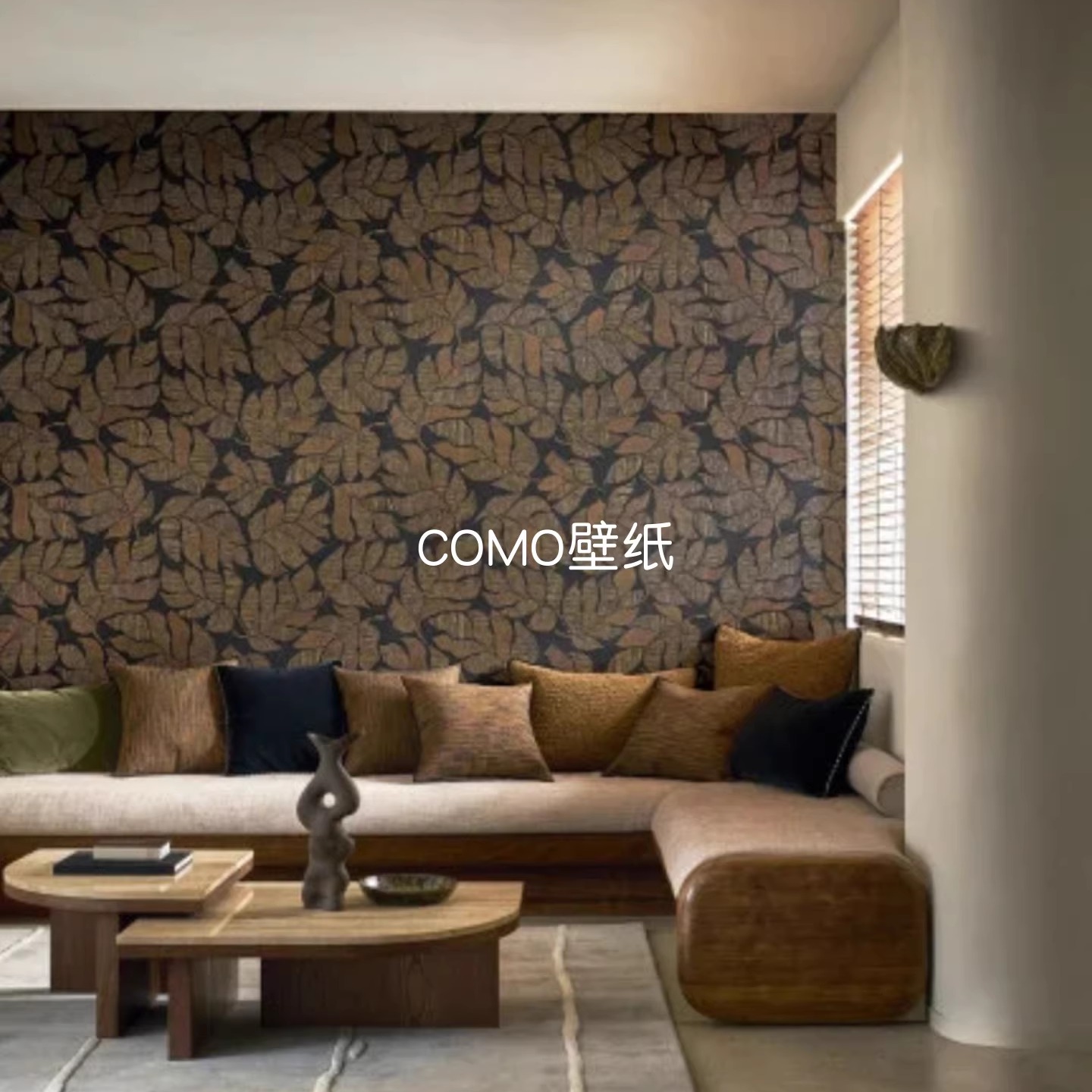 CASAMANCE法国进口LONTARA新款田园花卉电视背景墙纸壁纸76910916