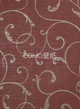 Textured NATURALS欧式卷草纹PVC十字布基墙布A116-1-2-3-4-5-6-7