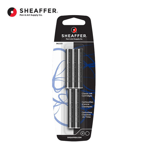 Sheaffer/犀飞利钢笔墨囊REFILLS 一次性墨水胆5支装-黑色 96330
