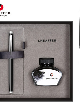 Sheaffer/犀飞利钢笔100半丽雅银夹钢笔商务办公签字钢笔