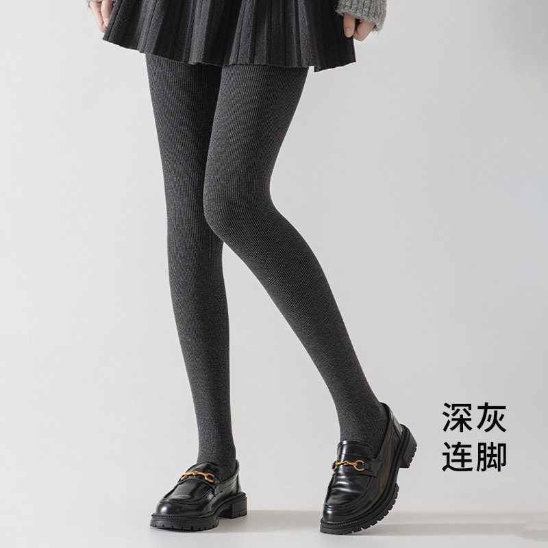 浅灰打底裤女春夏季薄款外穿微压力显瘦腿春秋miu系深灰连裤袜