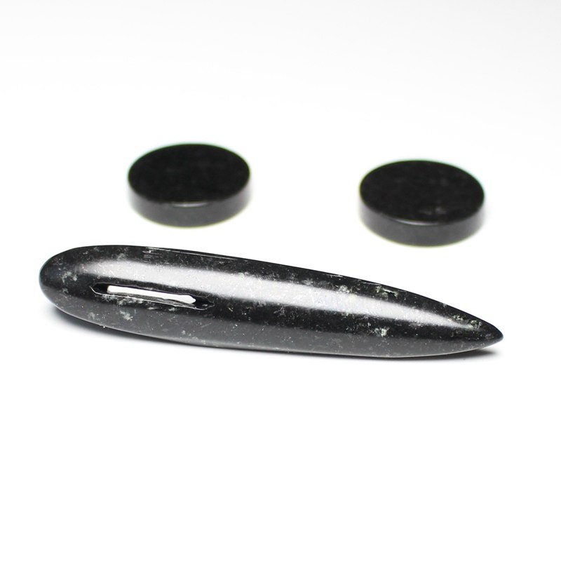 雲海缘原创手工墨玉别子手卷别子装裱材料书画轴片轴头