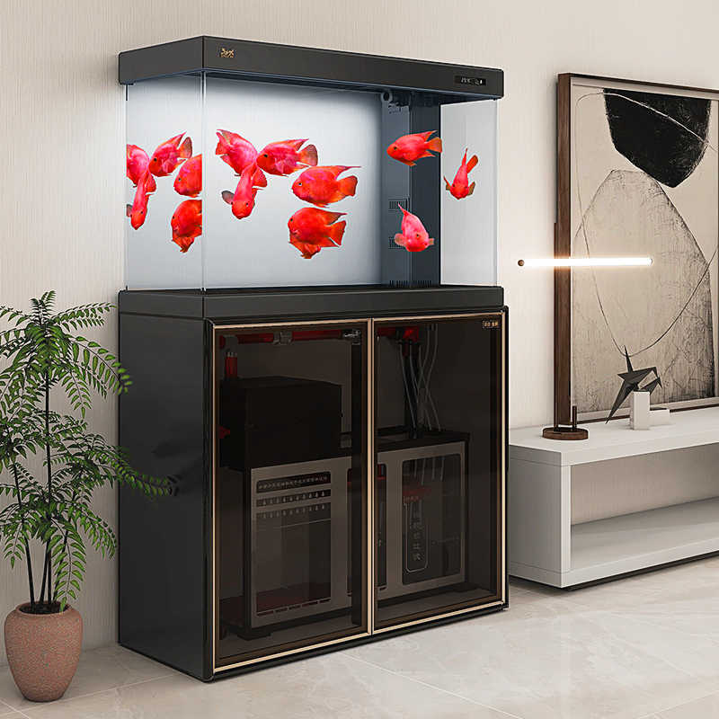 2024新款金鳞轻奢超白玻璃鱼缸