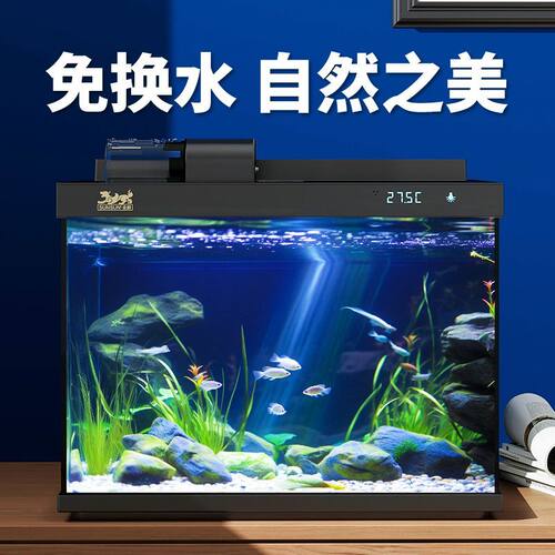 森森二代鱼缸生态缸桌面小型家用