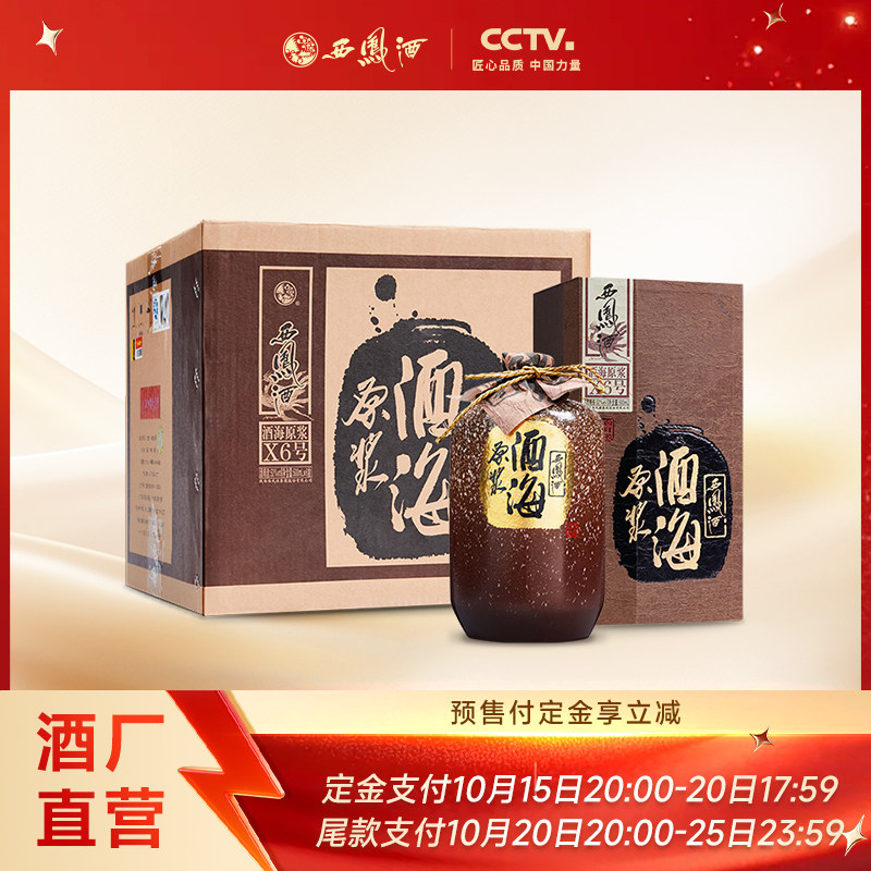 西凤酒52度酒海原浆X6号陈年老酒