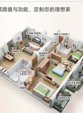 免漆降噪防潮环保木门/玻璃门