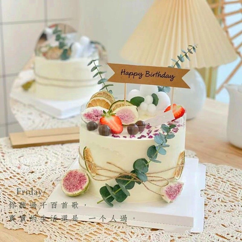 动物奶健康无糖木糖醇低脂生日蛋糕同城配送福州天津北京苏州南宁