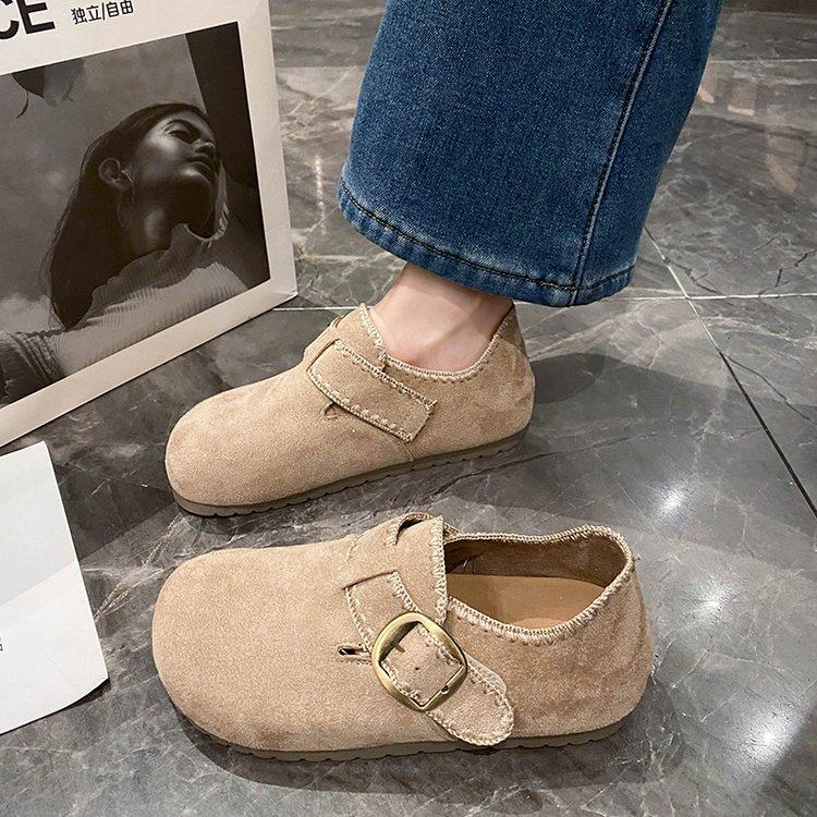 2026春秋季新款棕色复古增高包头勃肯鞋厚底女森系玛丽珍单鞋女潮,女鞋,勃肯鞋/软木鞋,淘宝优惠券,粉丝福利购,淘宝优惠卷