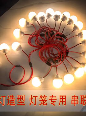 户外防水串联灯泡led灯带线低压连串灯笼墙长廊专用动物造型亮化
