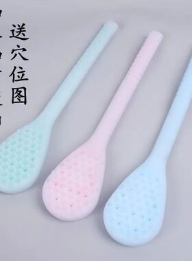 加大加重硅胶经络拍敲打锤拍痧板健身锤加厚橡胶按摩锤子棒捶背器