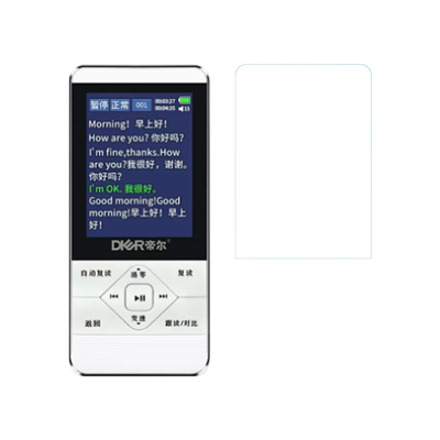 适用于帝尔D60贴膜新款智能复读机帝尔D39屏幕保护膜D100非钢化D68播放器MP3贴膜英语学习机d39随身听高清