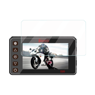 适用DEEPMOTO D20Plus摩托车行车记录仪贴膜电动车胎压监测D20屏幕贴膜非钢化膜3寸D20Plus高清防爆防刮花