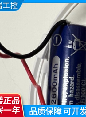 日本进口MAXELLCR174503V2600mah锂电池带插头