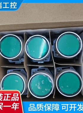 LA3810DS正品江阴长江22mm绿平头带灯自锁按钮LA3810DS209J2