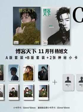 现货 计入销量 《博客天下》杂志2025年22期杨旭文官方版套装/田嘉瑞/朱一龙黄振开负负得正/任嘉伦/陈都灵