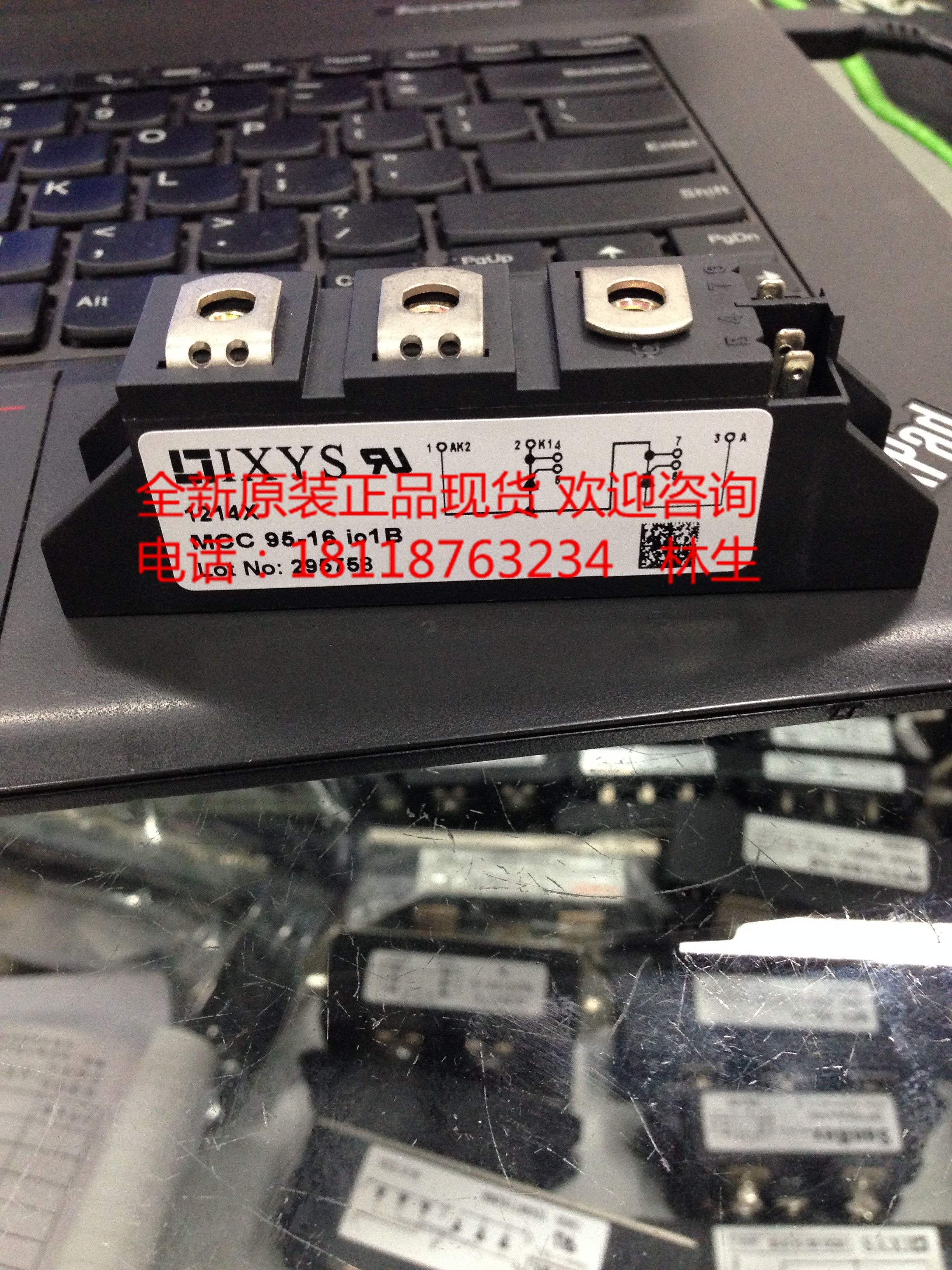 德国IXYS全新原装MCC44-08IO1B MCC44-08I01B可控硅模块现货特价