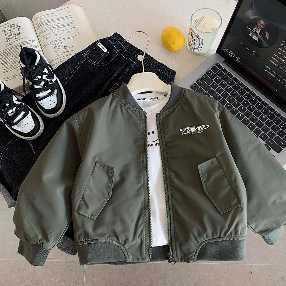 小童痞帅机车服外套男女童2026春秋装宝宝夹克衫韩版儿童棒球服潮
