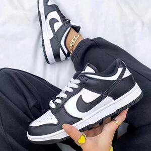 Nike/耐克 Dunk Low Photon Dust男女黑白熊猫Dunk板鞋DD1391-100