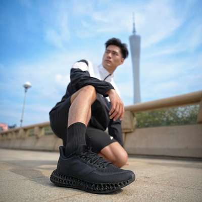 Adidas 4D FWD 2男子舒适透气 织物 低帮 休闲训练跑步鞋IG5126