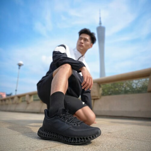 Adidas 4D FWD 2男子舒适透气 织物 低帮 休闲训练跑步鞋IG5126