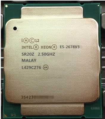 Intel Xeon E5-2678V3正式版2.5G/12核心24线程CPU赶2680/2670V2