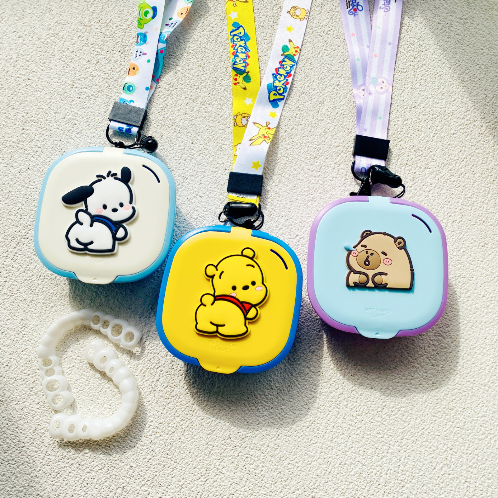 隐形牙套收纳盒儿童正畸扩弓器便携带镜子挂脖长绳保持器矫正器盒,收纳整理,牙套收纳盒/架,淘宝优惠券,粉丝福利购,淘宝优惠卷