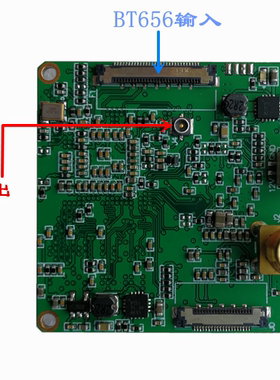 BT656转PAL 红外相机640*512 720*576
